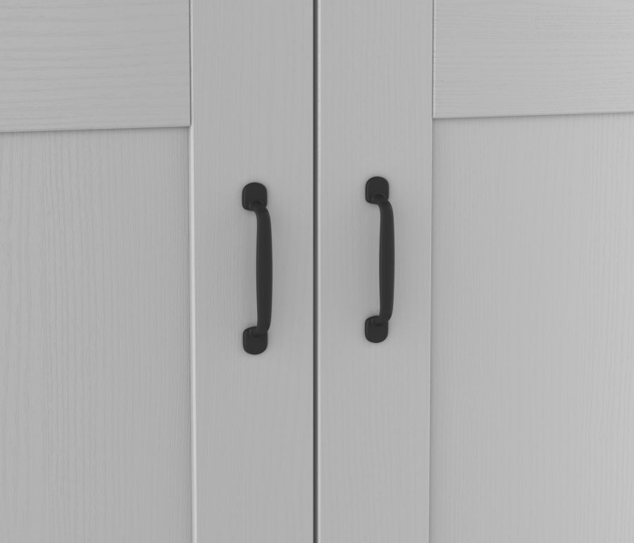 Matt black kitchen shop handles